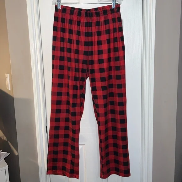 IFFEI Size Large Red & Black Pyjama Pants - Picture 1 of 3
